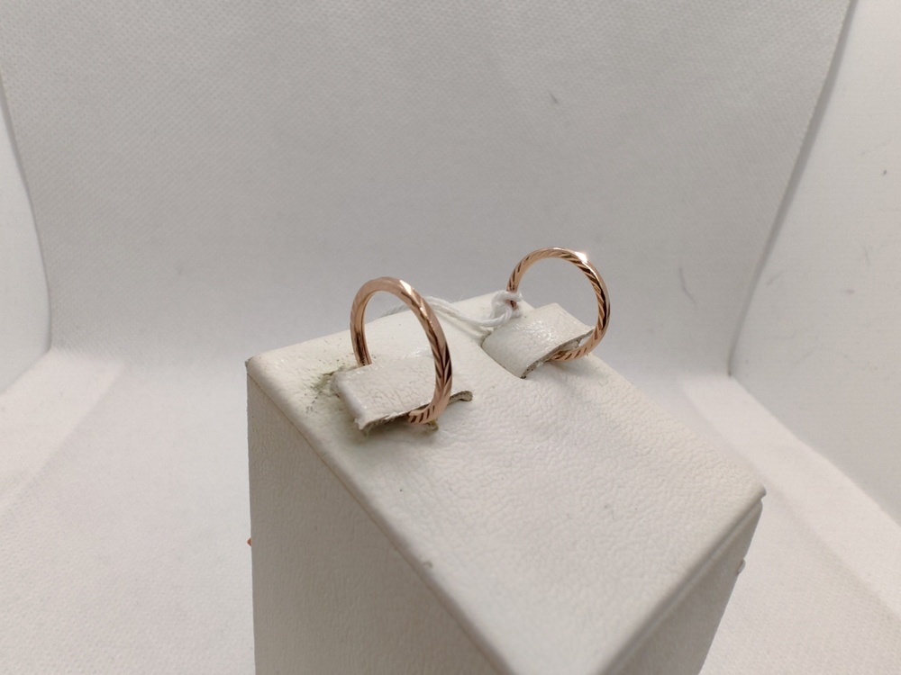 СКОН585 СЕРЬГИ КОНГО (Au 585)