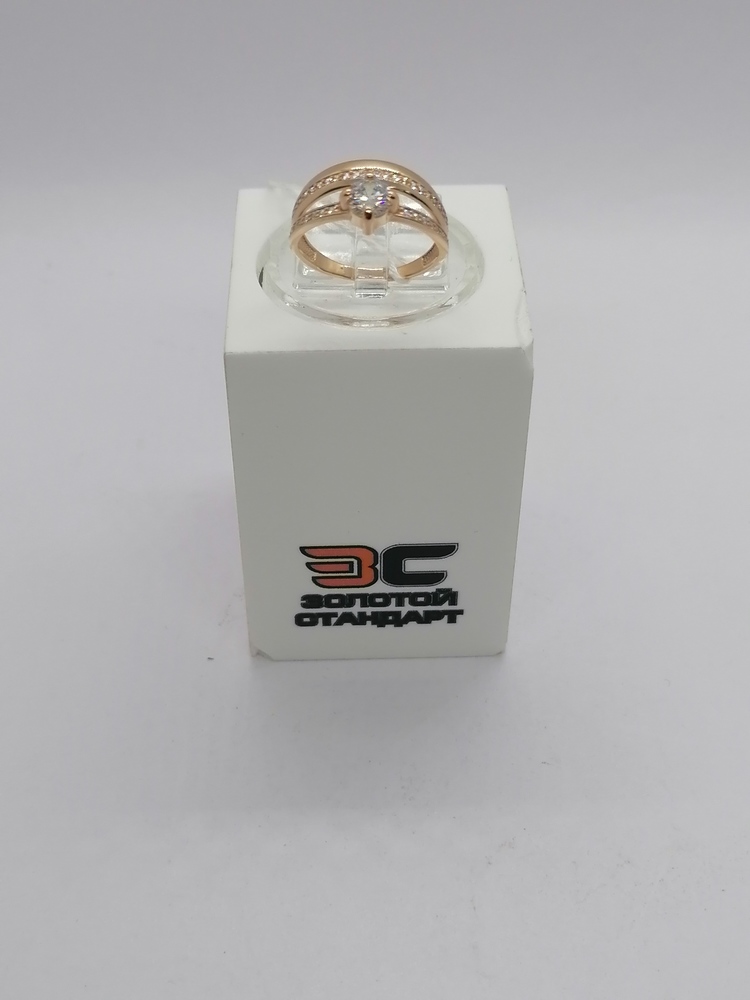 КОЛКМИ585 КОЛЬЦО С КАМНЯМИ (Au 585)