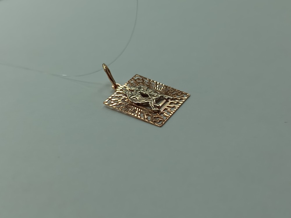 ПОДВЕСКА ЗНАК ЗОДИАКА БЛИЗНЕЦЫ (Au 585)