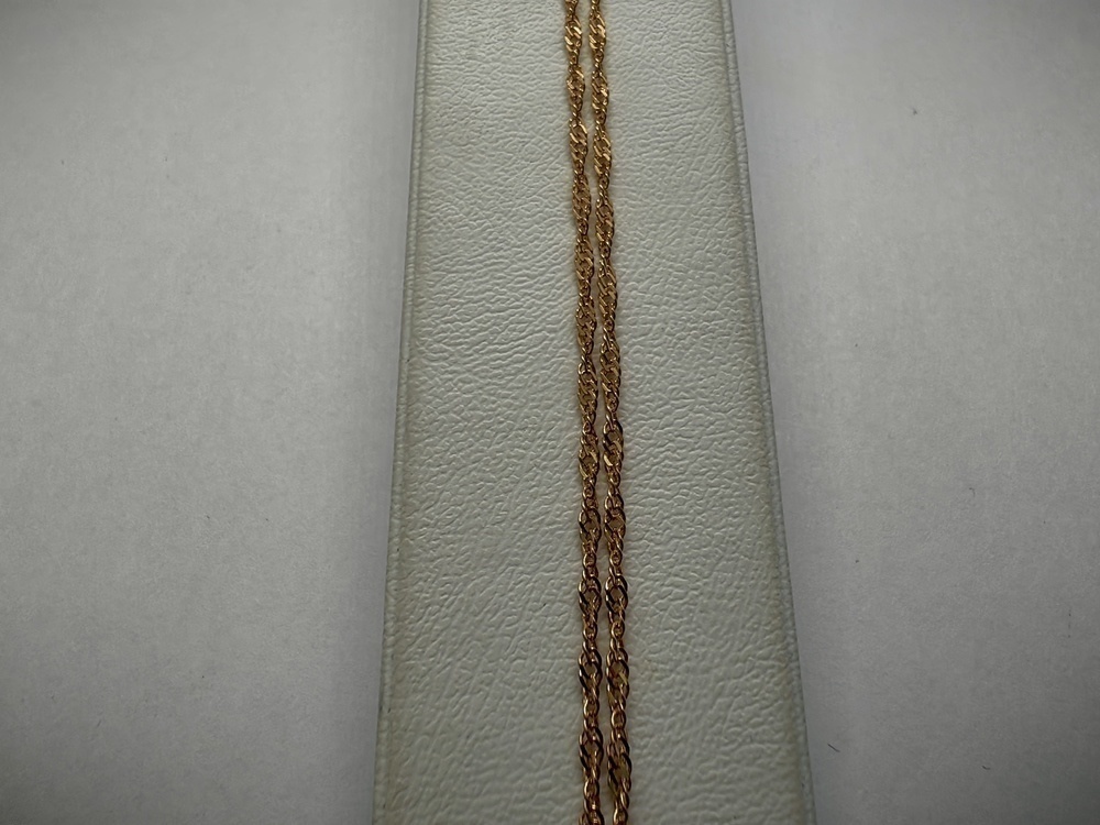 ЦЛСИ585 ЦЕПЬ ПОЛНОВЕСНАЯ Сингапур (Au 585)