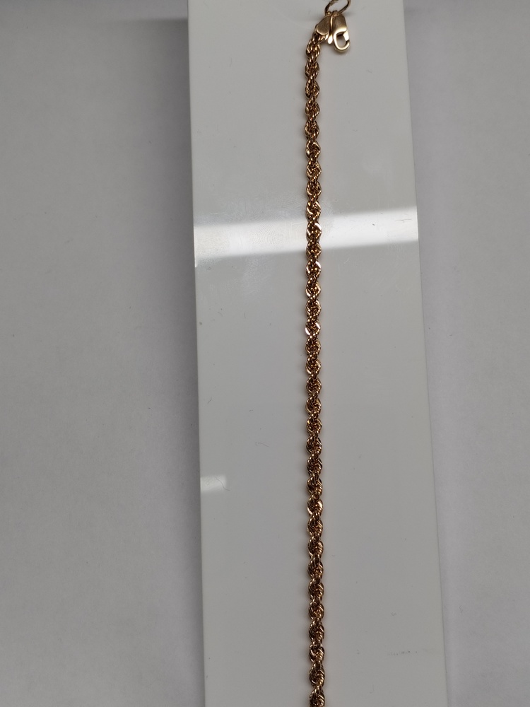 БРАСЛЕТ ПУСТОТЕЛЫЙ Веревка (Au 585)