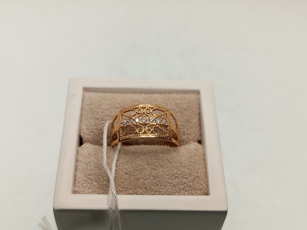 КОЛКМИ585 КОЛЬЦО С КАМНЯМИ (Au 585)