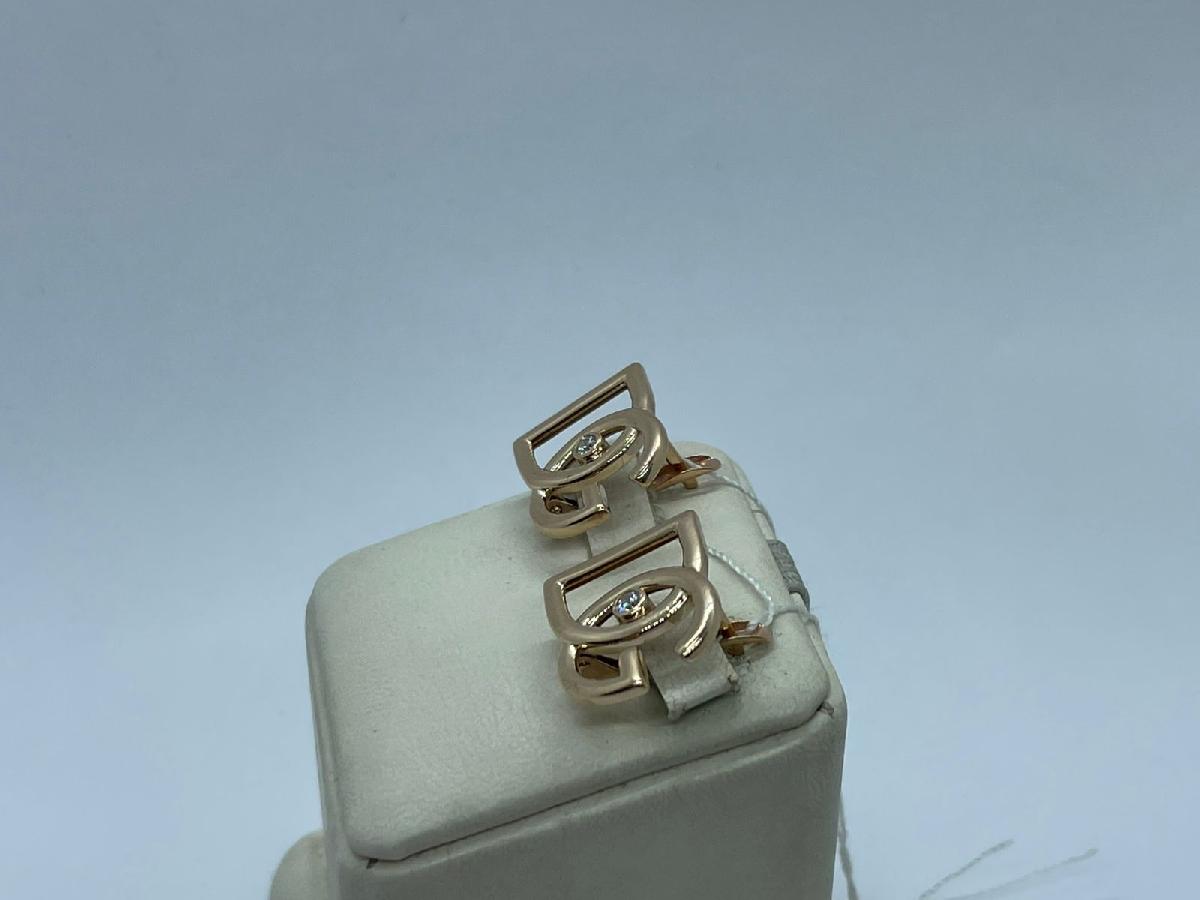 СЕРЬГИ С КАМНЕМ (Au 585) СЕРЬГИ С КАМНЕМ (Au 585)