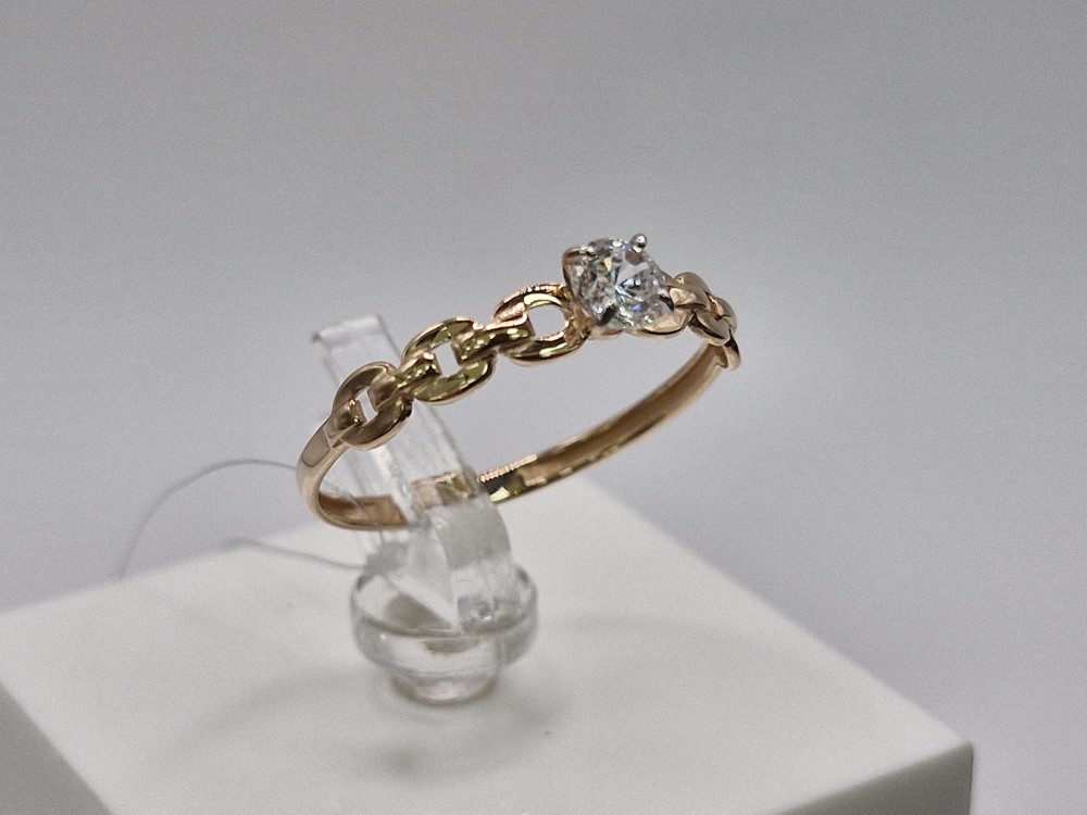 КОЛЬЦО С КАМНЕМ (Au 585)