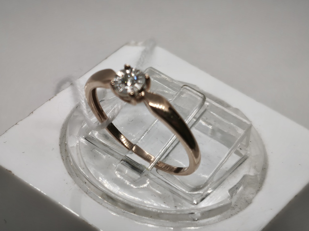 КОЛЬЦО БРИЛЛИАНТ Au 585