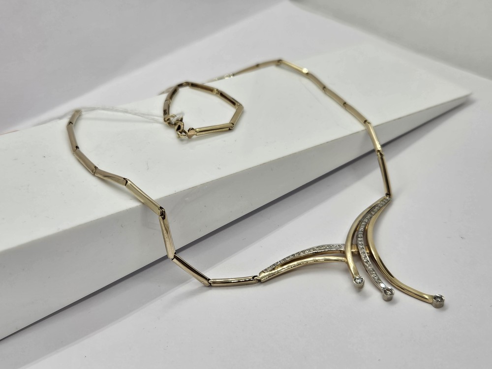 КОЛЬЕ БРИЛЛИАНТ Au 500