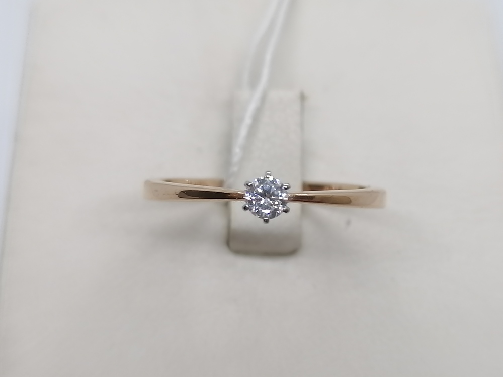 КОЛЬЦО С КАМНЕМ (Au 585)