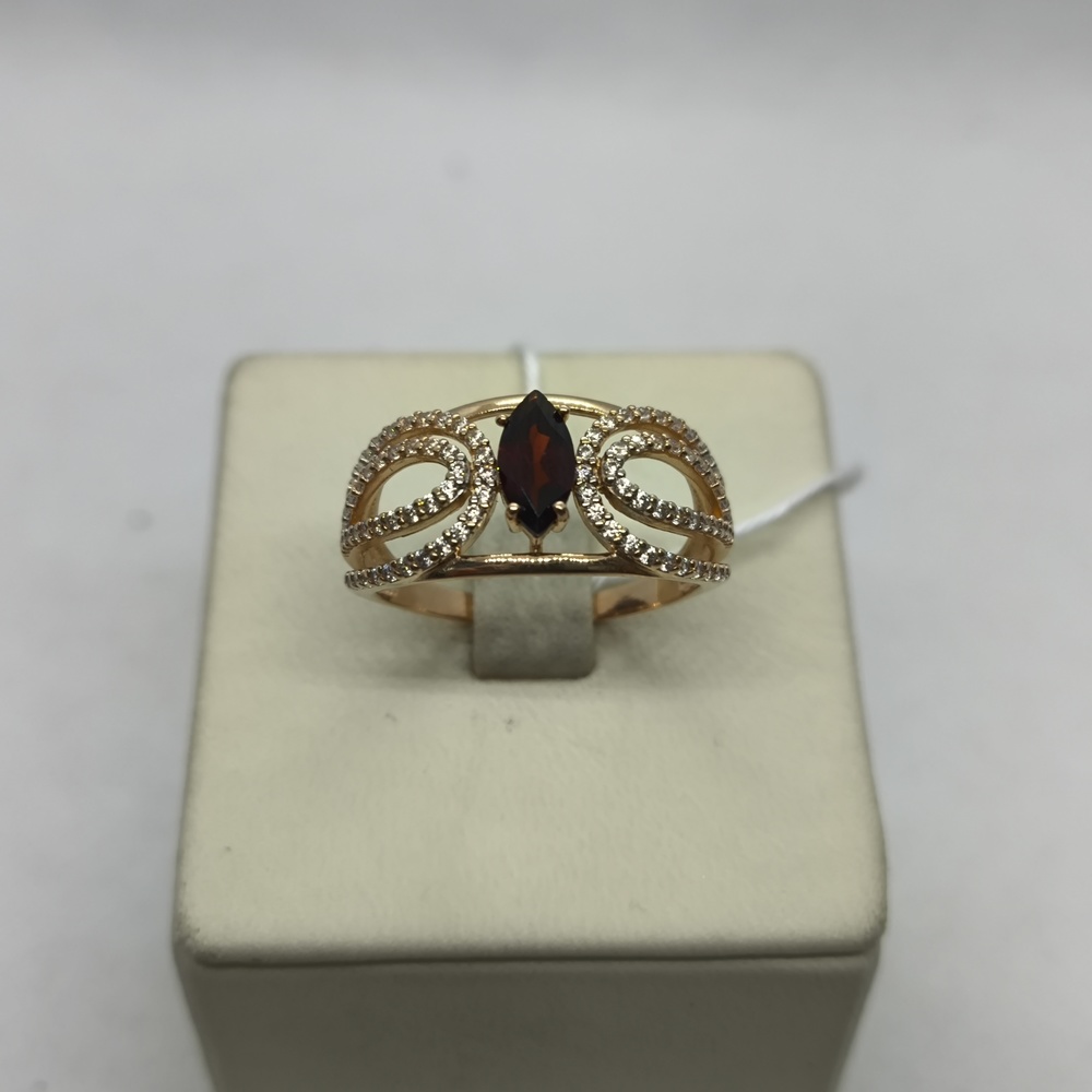 КОЛКМИ585 КОЛЬЦО С КАМНЯМИ (Au 585)