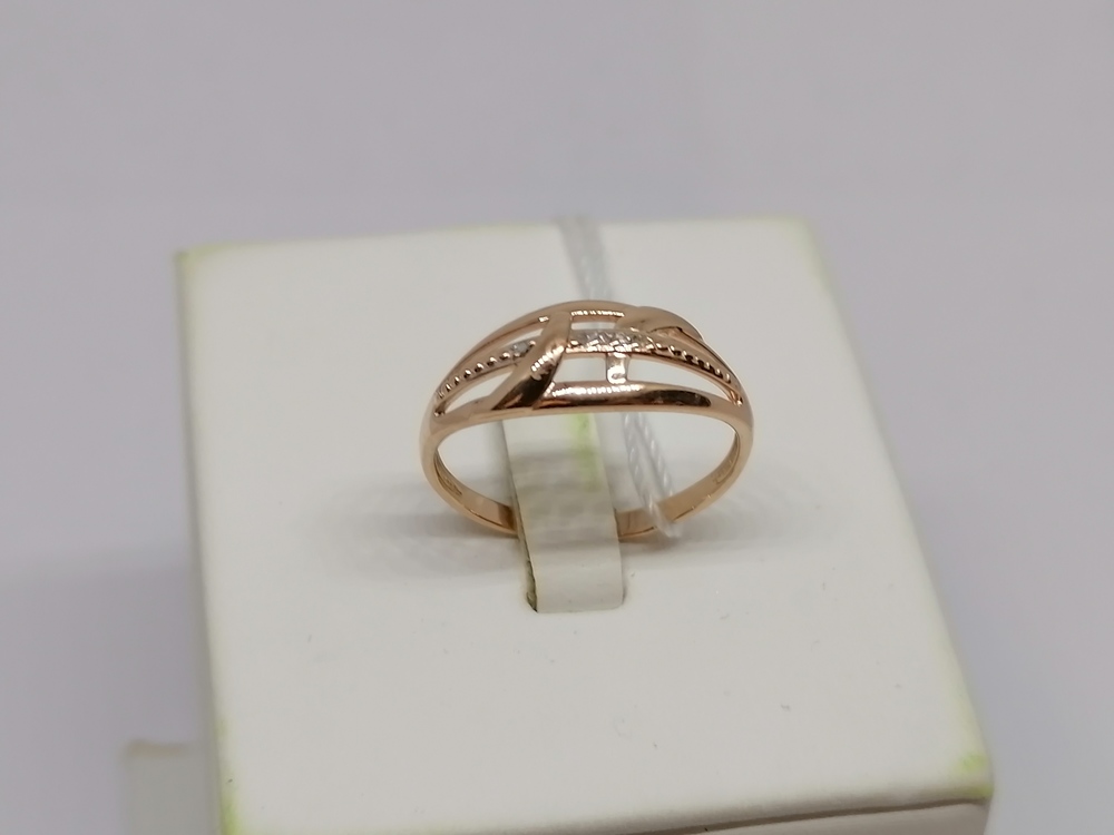 КОЛКМИ585 КОЛЬЦО С КАМНЯМИ (Au 585)