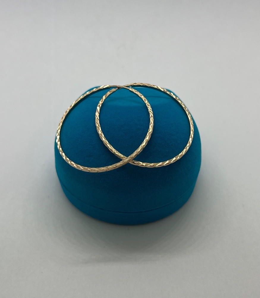 СКОН585 СЕРЬГИ КОНГО (Au 585)