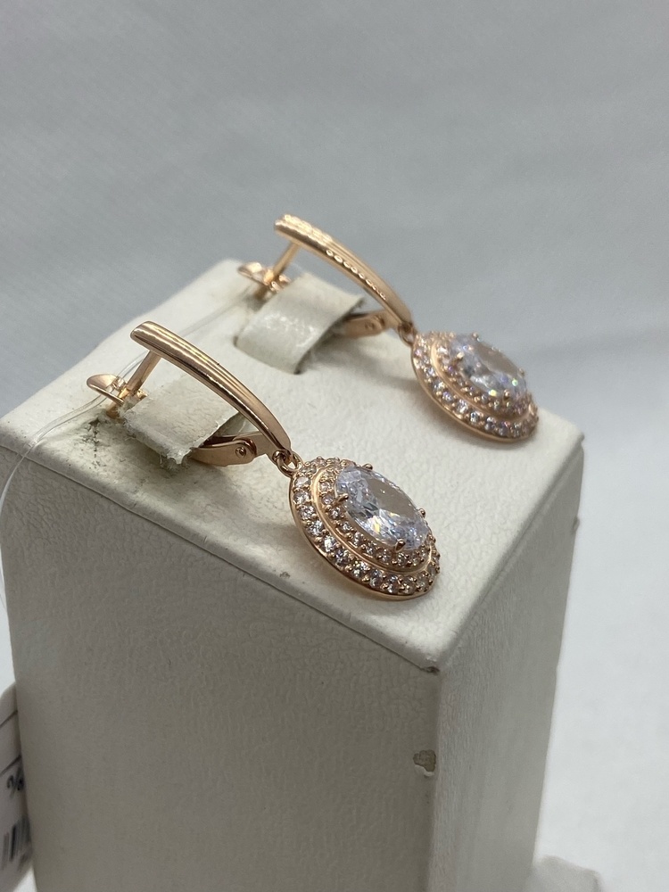 СЕРЬГИ С КАМНЯМИ (Au 585)