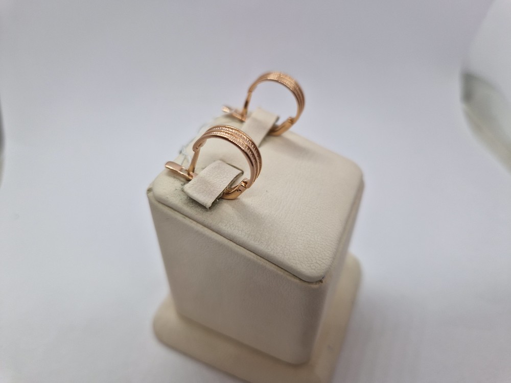 СБКМ583 СЕРЬГИ БЕЗ КАМНЯ (Au 583)