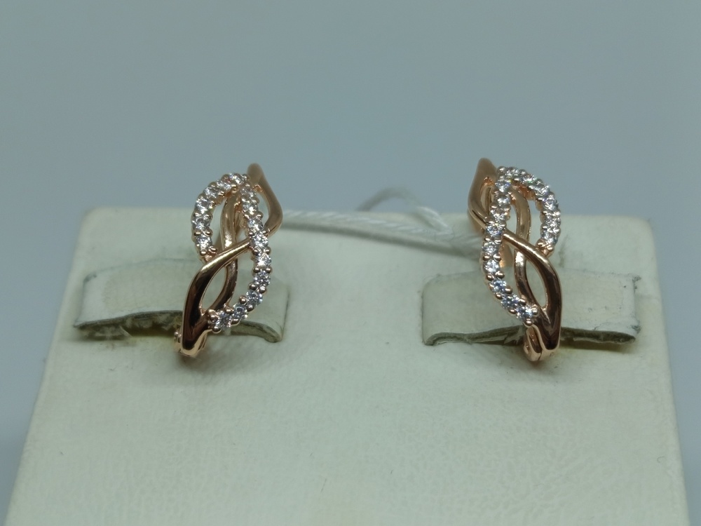 СЕРЬГИ С КАМНЯМИ (Au 585)