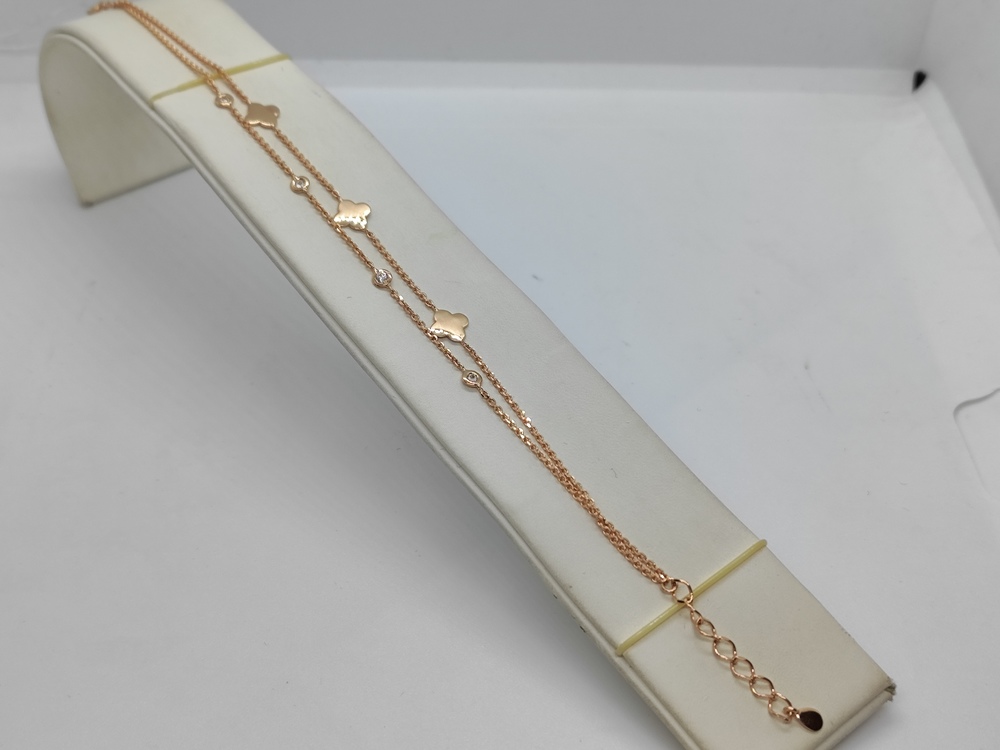 БРАСЛЕТ ФАНТАЗИЯ с камнями (Au 585)