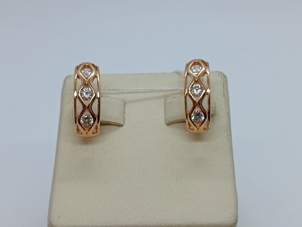 СЕРЬГИ С КАМНЯМИ (Au 585)