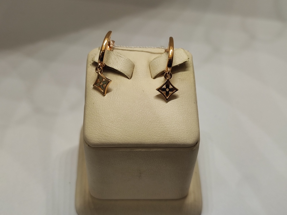 СЕРЬГИ БЕЗ КАМНЯ (Au 585)