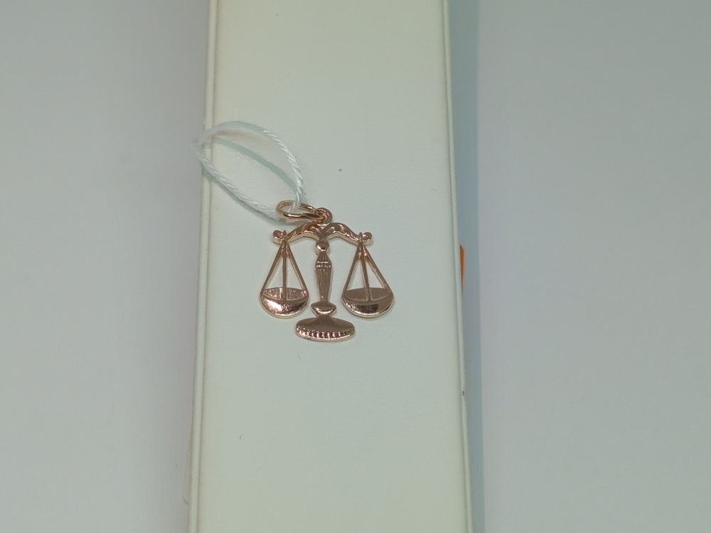 ПОДВЕСКА ЗНАК ЗОДИАКА ВЕСЫ Au 585