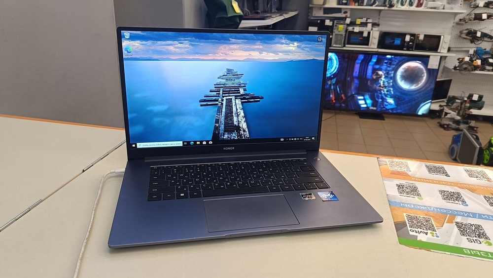 Ноутбук Honor NMH-WDQ9CH; Ryzen 5-5500U, AMD Radeon (TM) Graphics, 8 Гб, 512 GB, Нет
