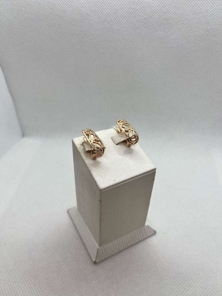 СКМИ585 СЕРЬГИ С КАМНЯМИ (Au 585)