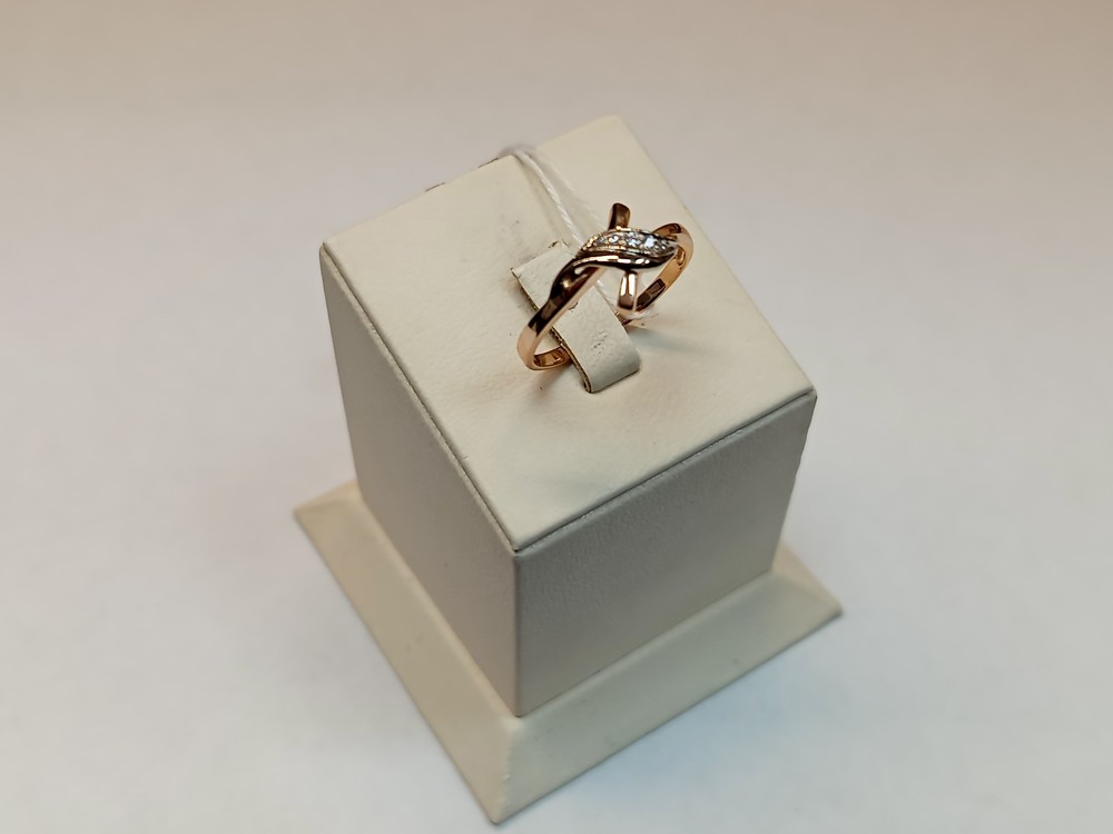 КОЛКМИ585 КОЛЬЦО С КАМНЯМИ (Au 585)