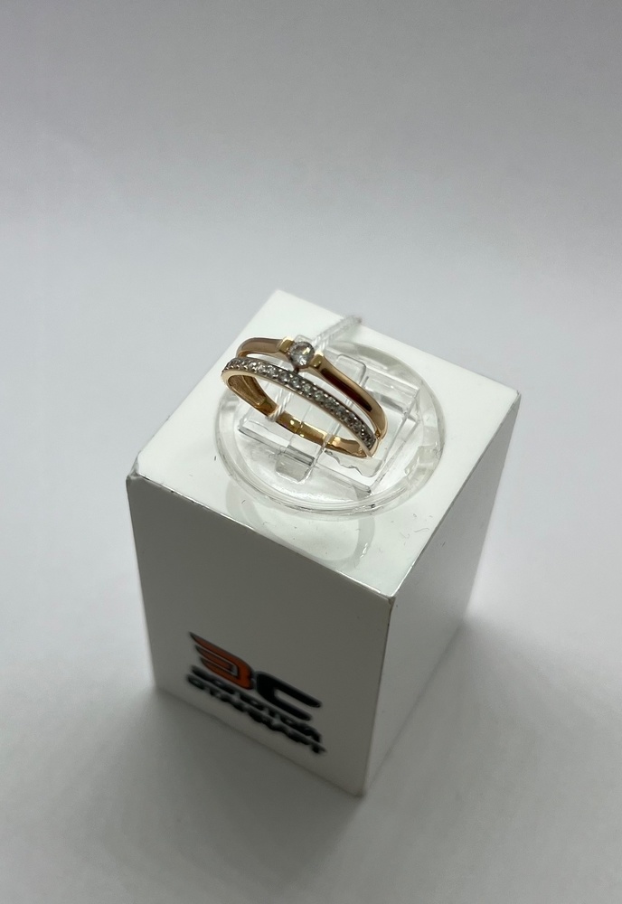 КОЛКМИ585 КОЛЬЦО С КАМНЯМИ (Au 585)