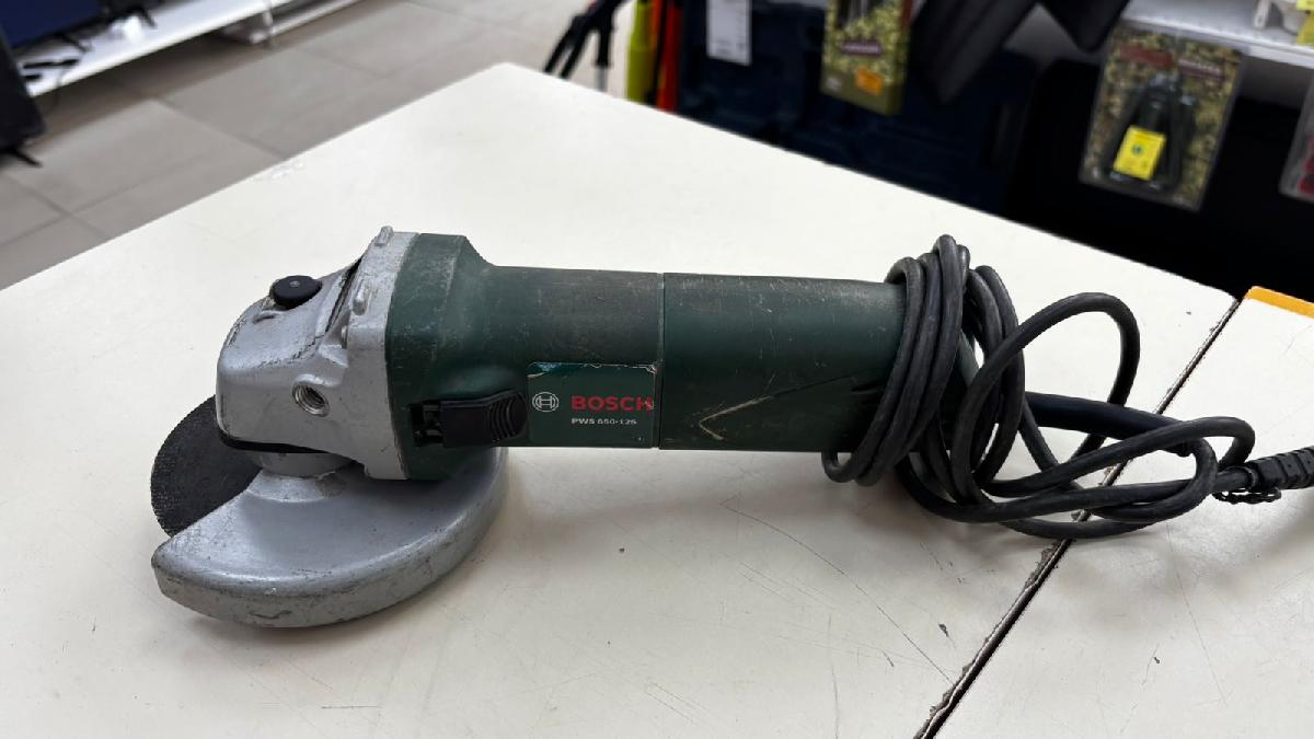 Угловая шлифмашина Bosch PWS 650-125;