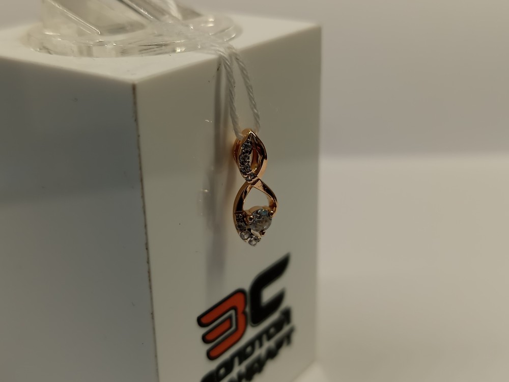 ПОДКМИ585 ПОДВЕСКА С КАМНЯМИ (Au 585)