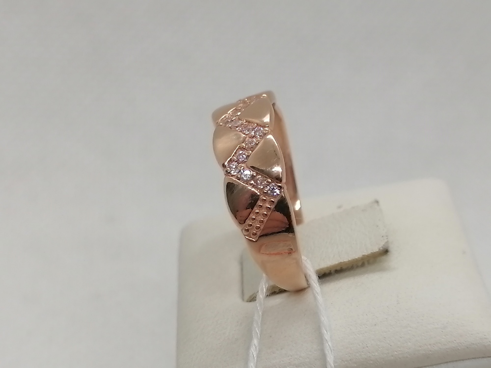 КОЛКМИ585 КОЛЬЦО С КАМНЯМИ (Au 585)