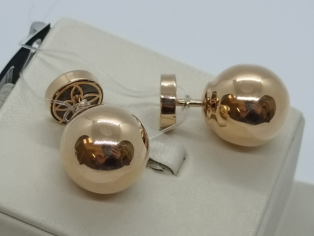 СЕРЬГИ С КАМНЕМ (Au 585)