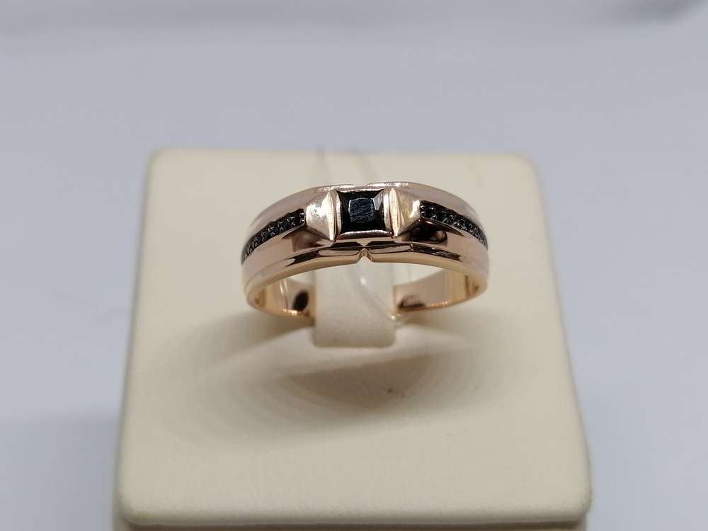 018408 КОЛЬЦО С КАМНЯМИ (Au 585)