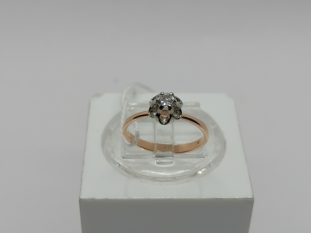 КОЛЬЦО БРИЛЛИАНТ Au 585