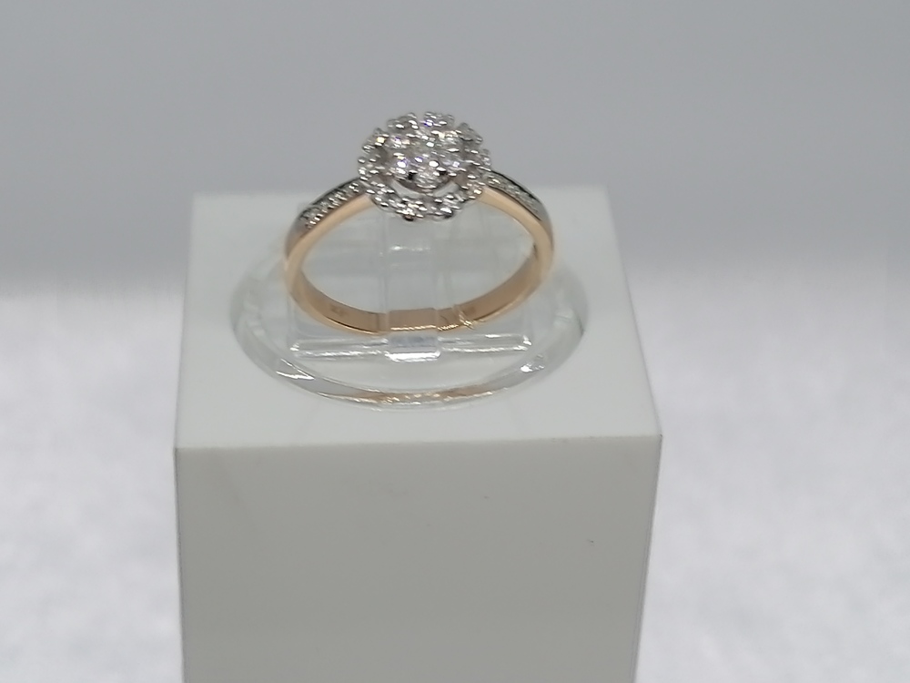 К1638-120 КОЛЬЦО БРИЛЛИАНТ (Au 585)