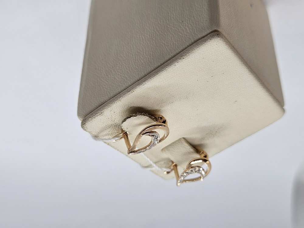 СЕРЬГИ С КАМНЕМ (Au 585)