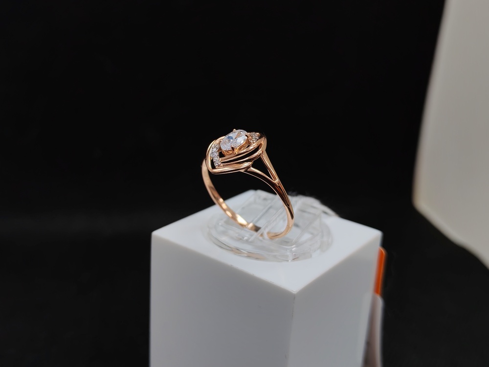 КОЛКМИ585 КОЛЬЦО С КАМНЯМИ (Au 585)