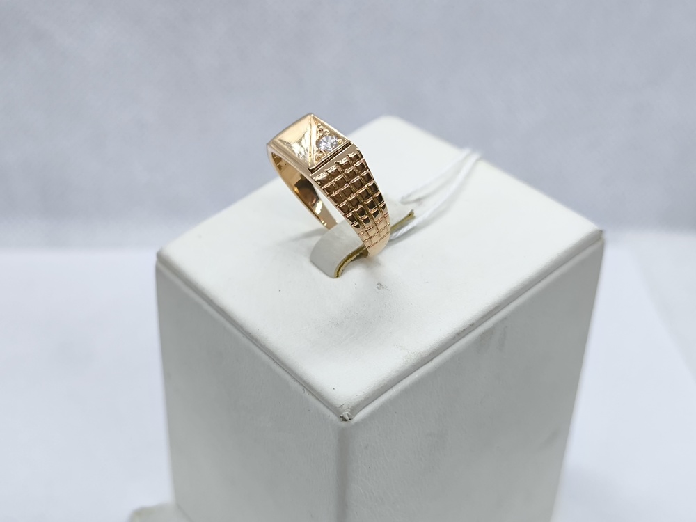 ПЕЧКМ585 ПЕЧАТКА С КАМНЕМ (Au 585)