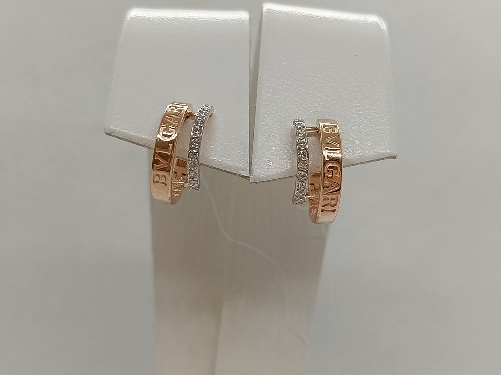 1205689 СЕРЬГИ С КАМНЯМИ (Au 585)