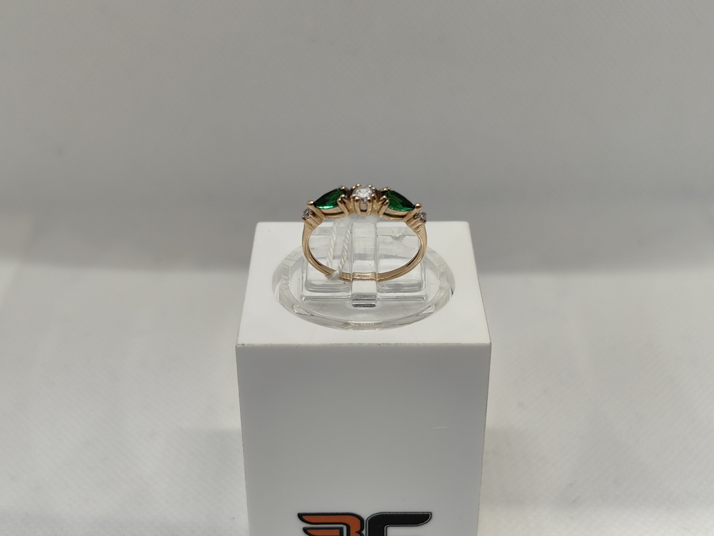 КОЛКМИ585 КОЛЬЦО С КАМНЯМИ (Au 585)