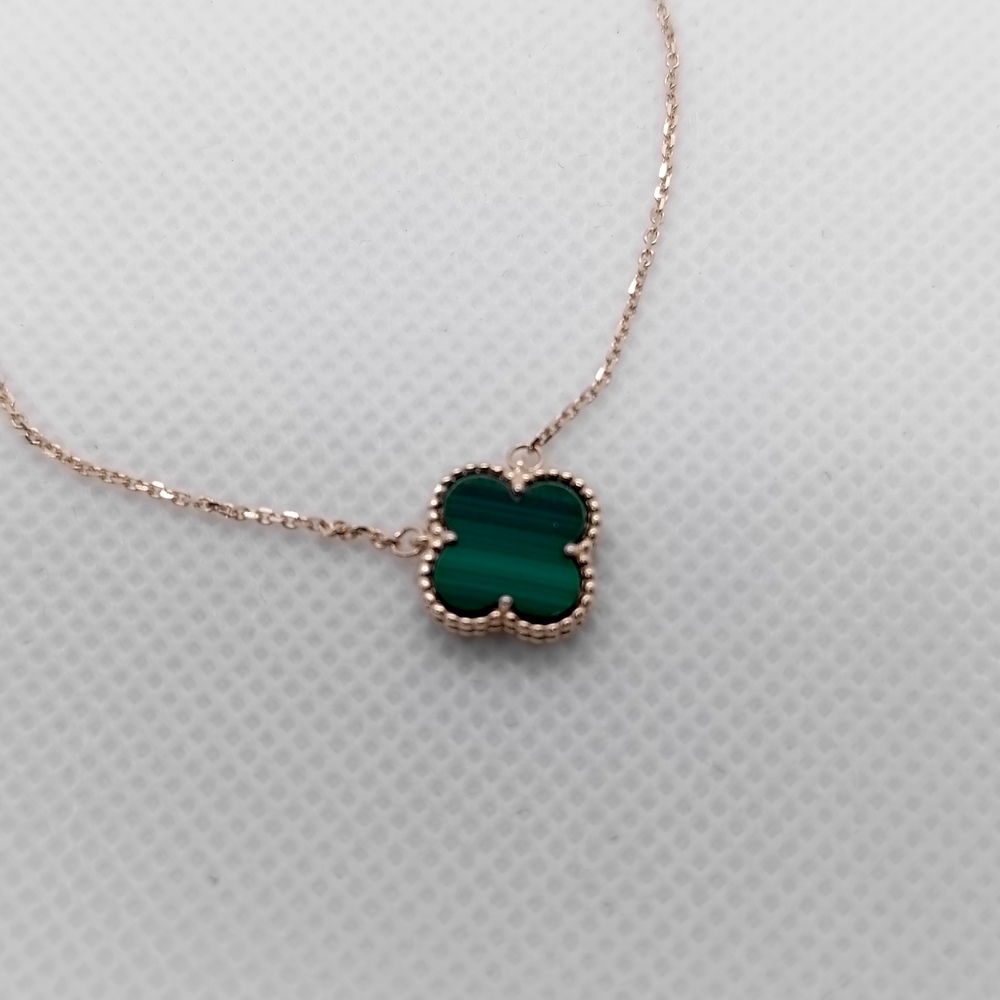 КОЛЬЕ МАЛАХИТ (Au 585)