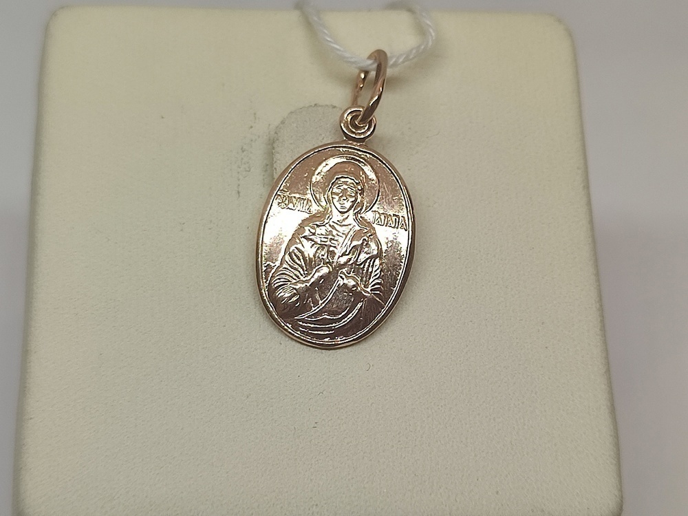 ПОДИБК585 ПОДВЕСКА ИКОНА БЕЗ КАМНЯ (Au 585)