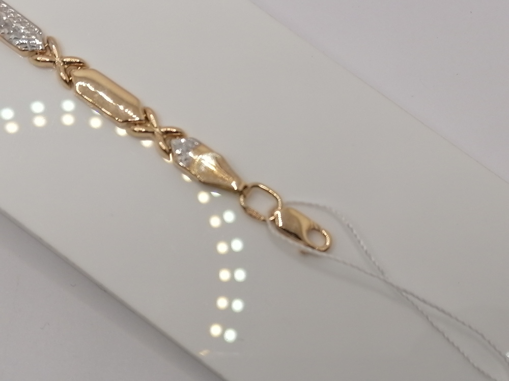 А 023090 БРАСЛЕТ ПУСТОТЕЛЫЙ (Au 585)