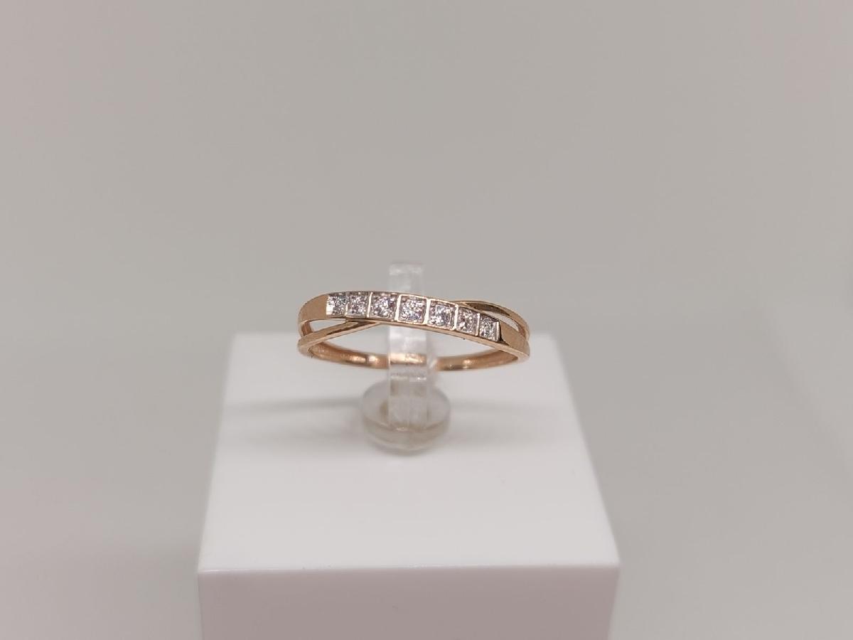 КОЛКМИ585 КОЛЬЦО С КАМНЯМИ (Au 585)