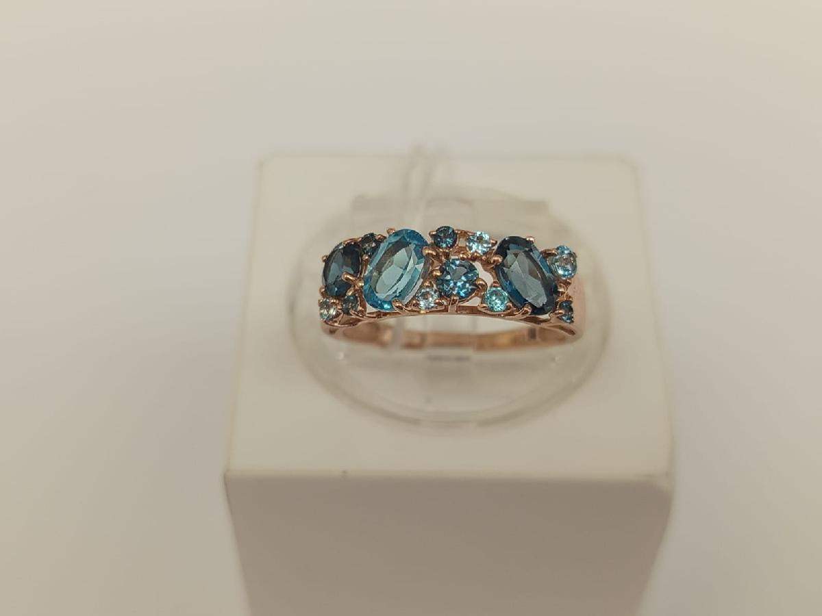 КОЛКМИ585 КОЛЬЦО С КАМНЯМИ (Au 585)