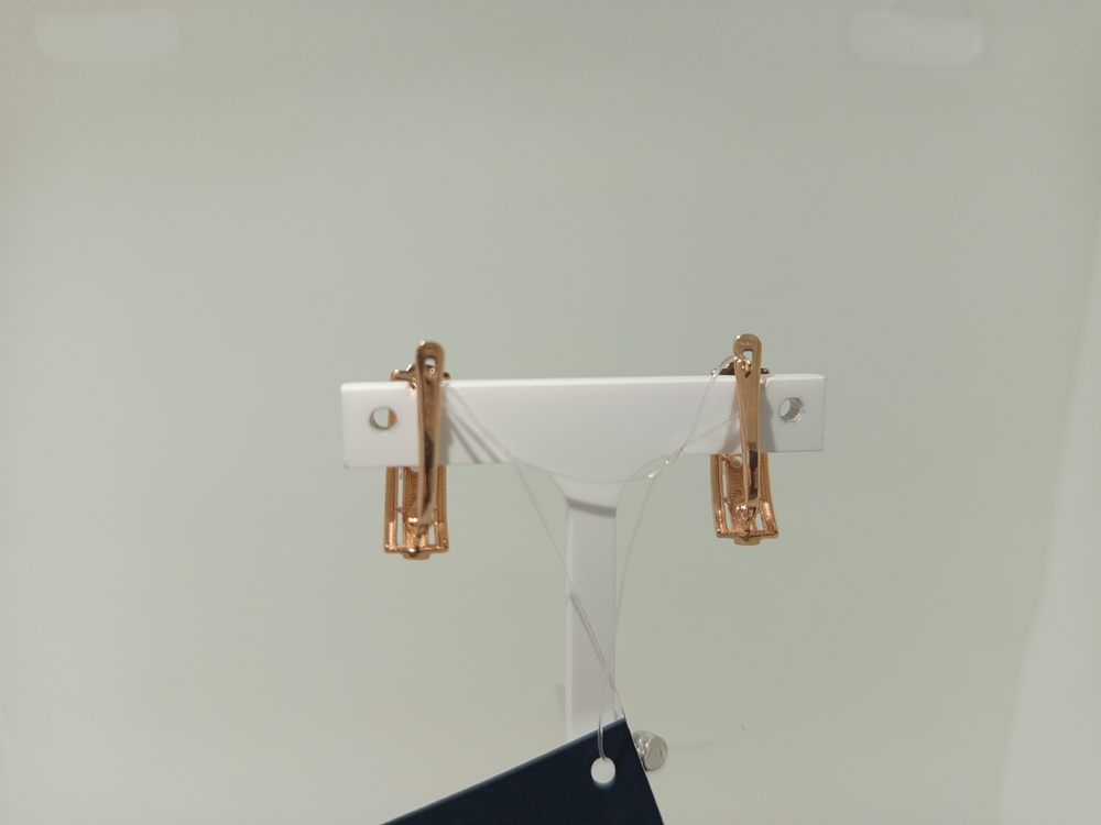 СЕРЬГИ С КАМНЕМ (Au 585)