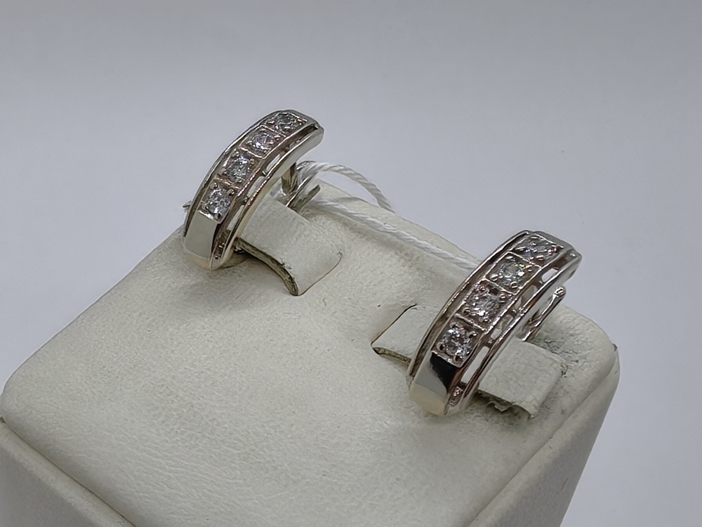 СКМИ585 СЕРЬГИ С КАМНЯМИ (Au 585)