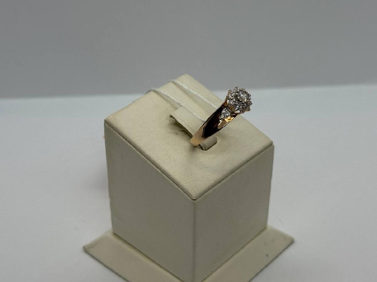 КОЛКМИ585 КОЛЬЦО С КАМНЯМИ (Au 585)