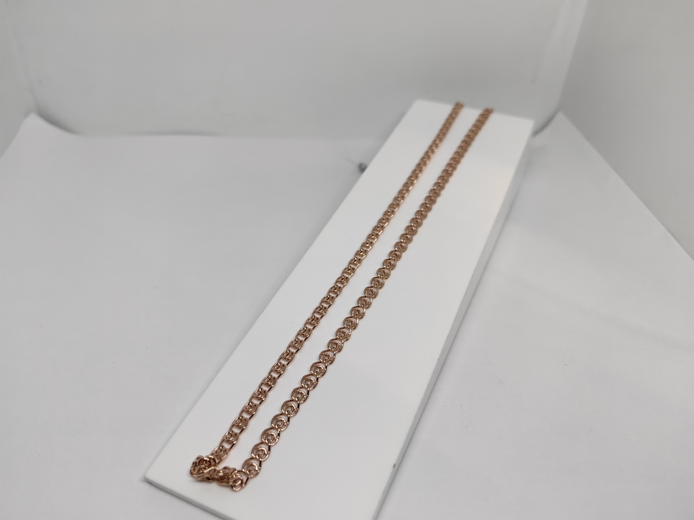 8060270П-50 ЦЕПЬ ПУСТОТЕЛАЯ Лав (Au 585)