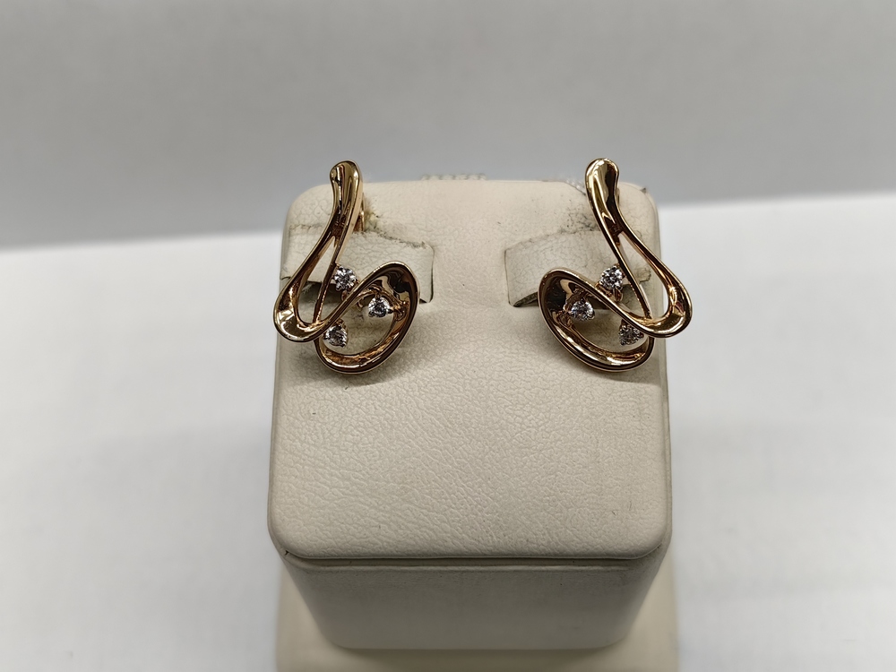 СЕРЬГИ С КАМНЯМИ (Au 585)