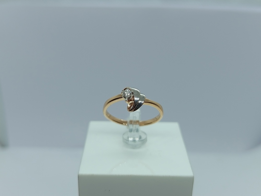 КОЛЬЦО БРИЛЛИАНТ Au 585