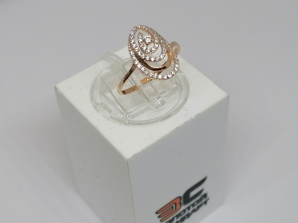 КОЛКМИ585 КОЛЬЦО С КАМНЯМИ (Au 585)