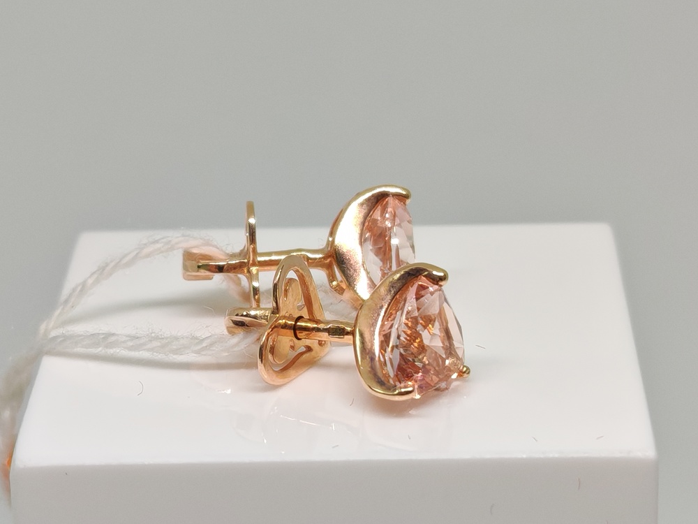 СПУС585 СЕРЬГИ ПУСЕТЫ (Au 585)